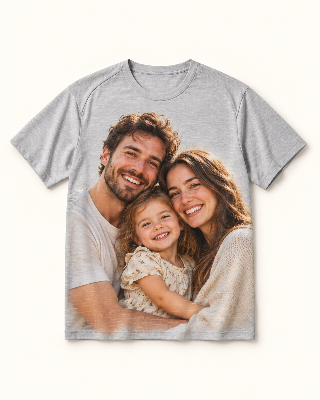 Maicë e Hirtë e Personalizuar me Foto, Tekst ose Logo – foto 2