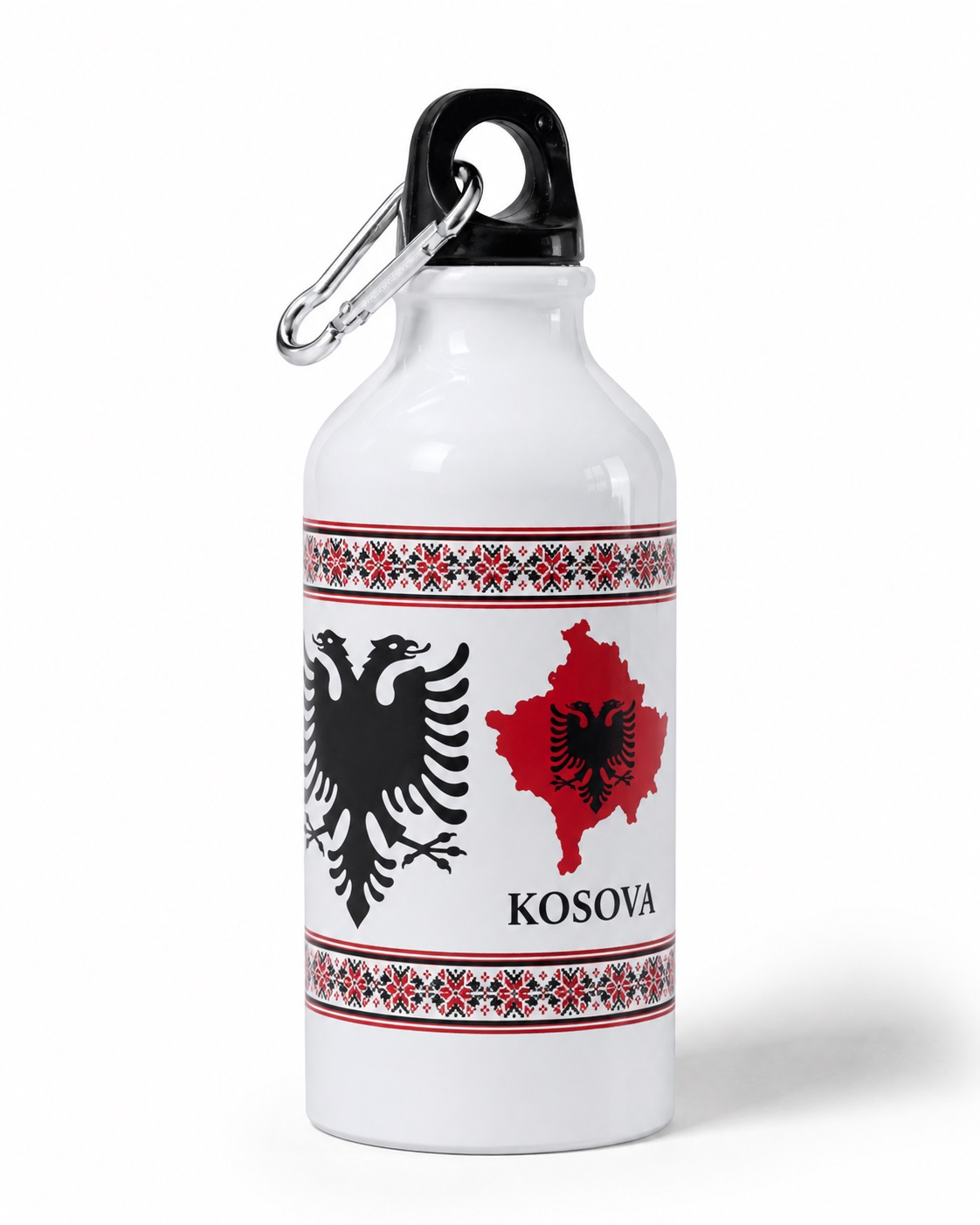 Shishe Alumini e Personalizuar me Foto ose Logo dhe Karabiner - foto 4