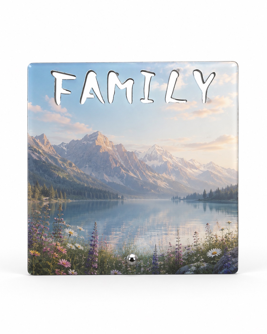 Kornizë Druri e Personalizuar me Foto, 15 × 15 cm - foto 2