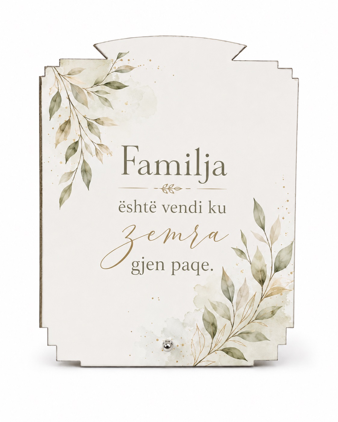 Kornizë Druri Dekorative e Personalizuar, 17 × 20 cm - foto 4