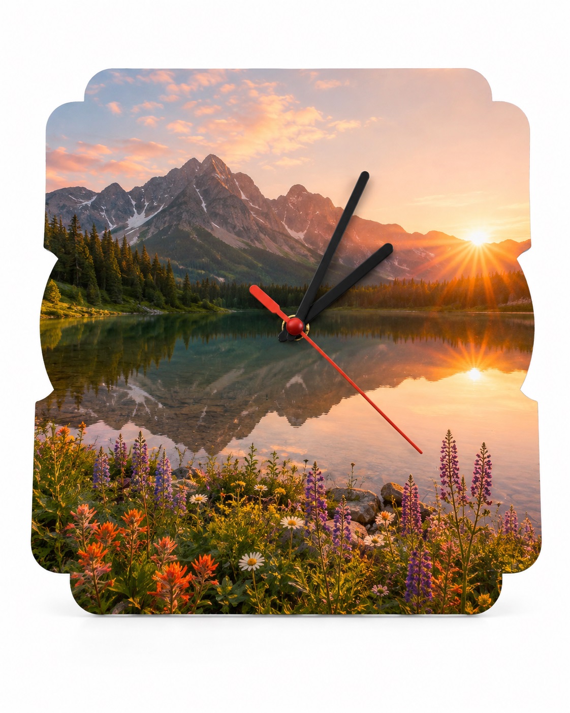 Orë Dekorative Harkore prej Druri, e Personalizuar me Foto, 20 × 20 cm – foto 2