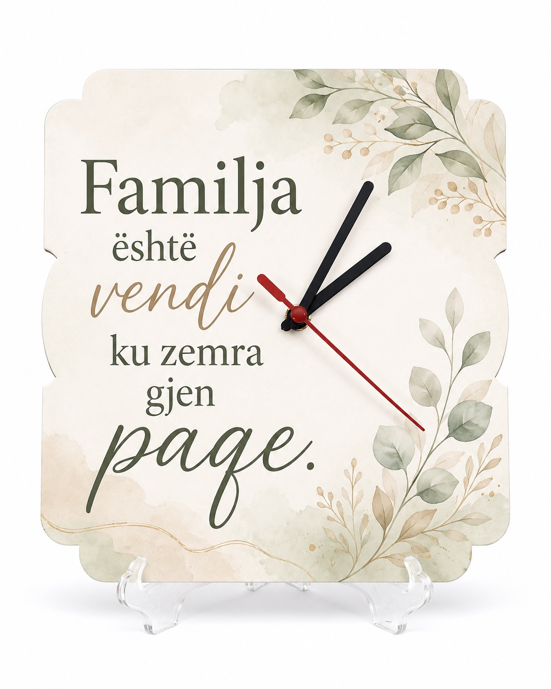 Orë Dekorative Harkore prej Druri, e Personalizuar me Foto, 20 × 20 cm – foto 3