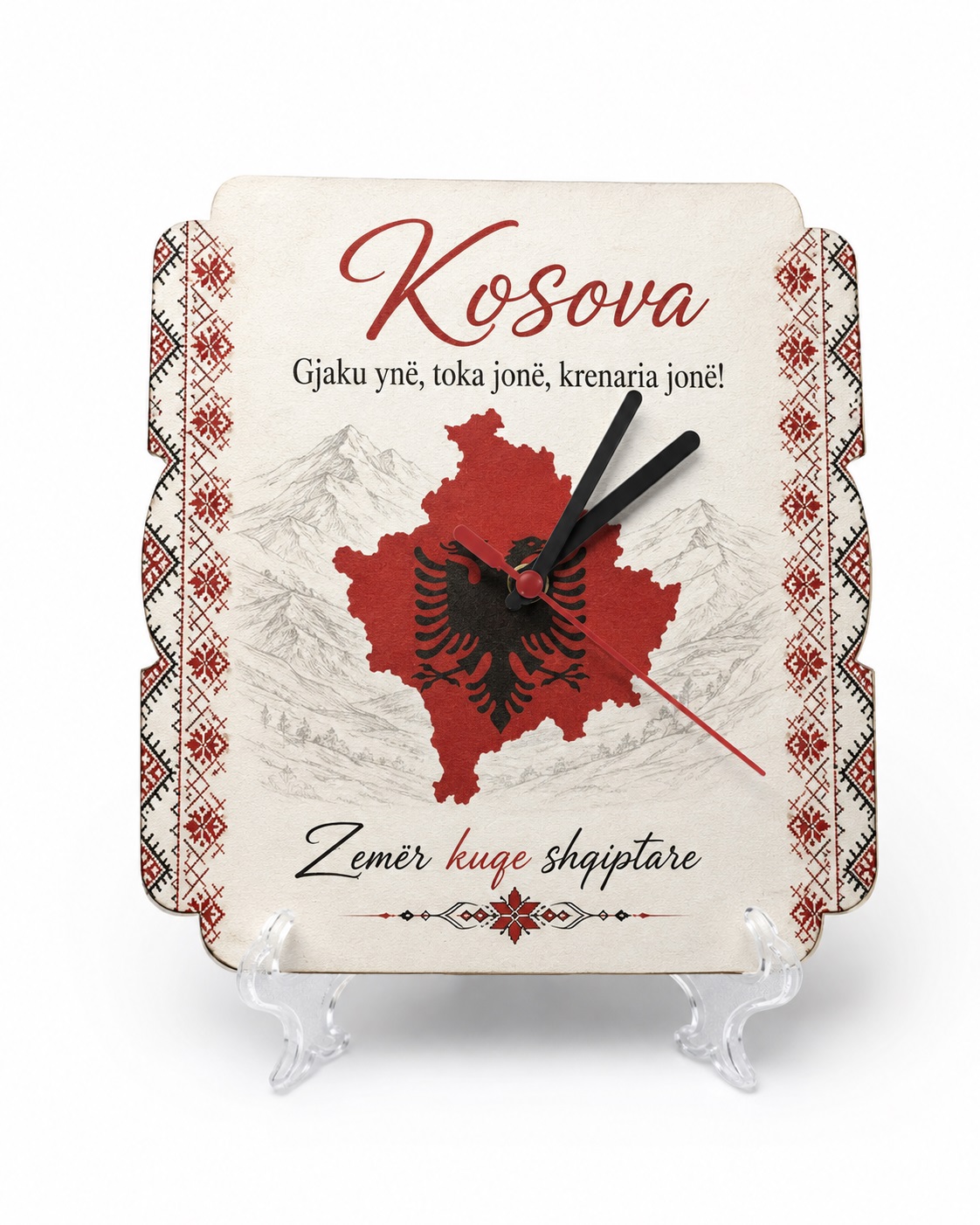 Orë Dekorative Harkore prej Druri, e Personalizuar me Foto, 20 × 20 cm – foto 4