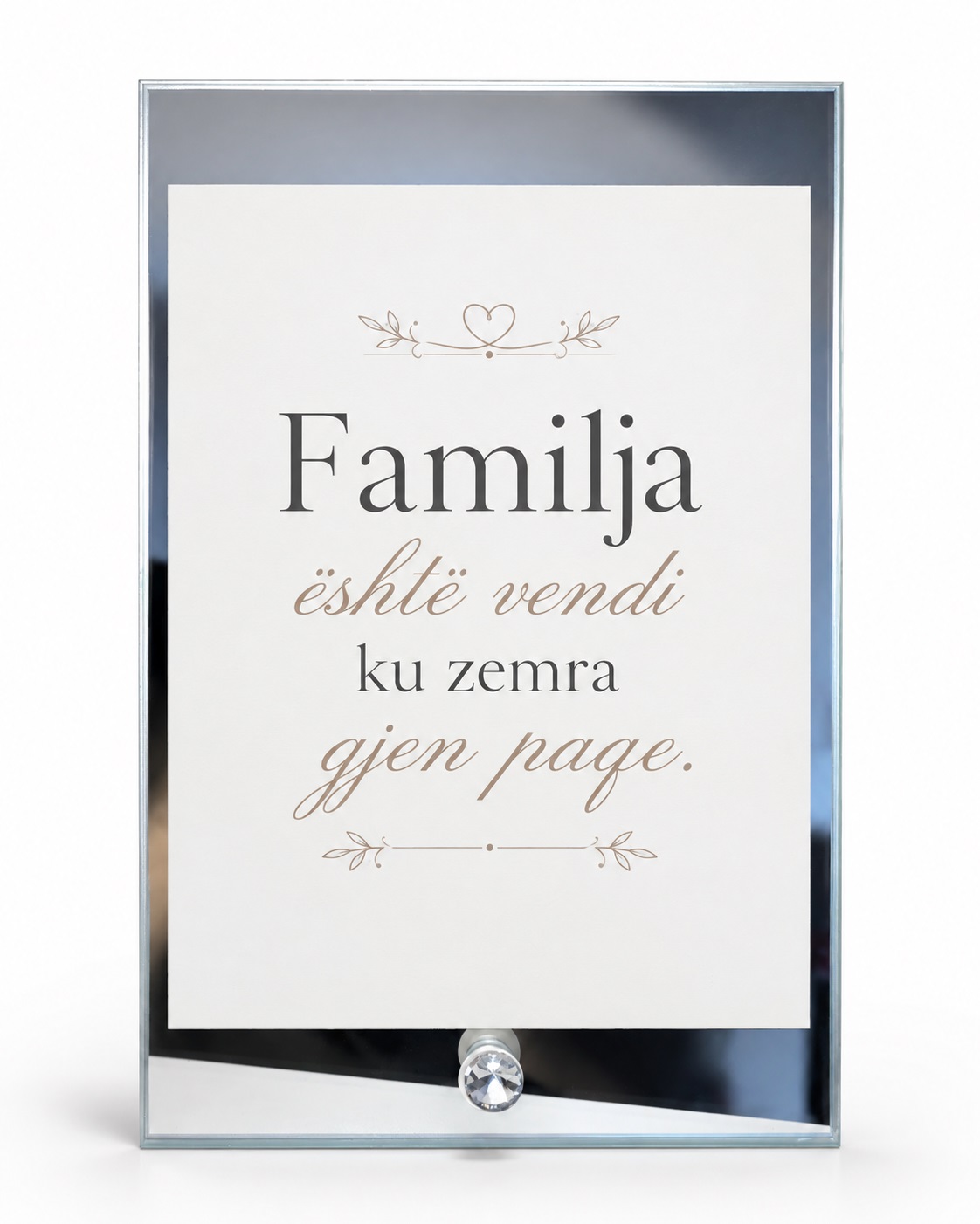 Kornizë Xhami Vertikale e Personalizuar, 15 × 22 cm – foto 3