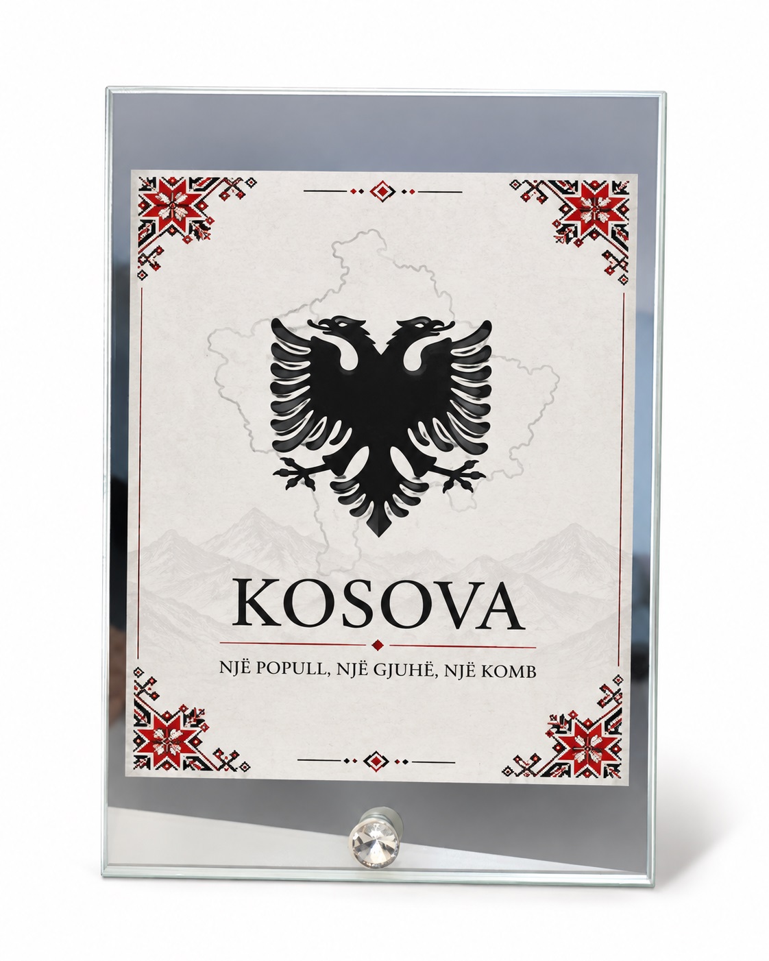 Kornizë Xhami Vertikale e Personalizuar, 15 × 22 cm – foto 4
