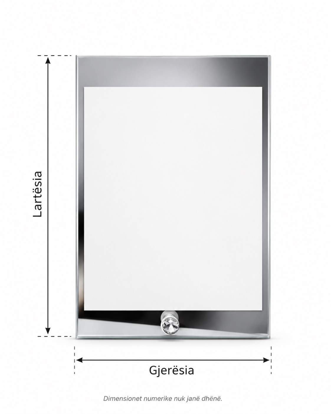 Kornizë Xhami Vertikale e Personalizuar, 15 × 22 cm – foto 5