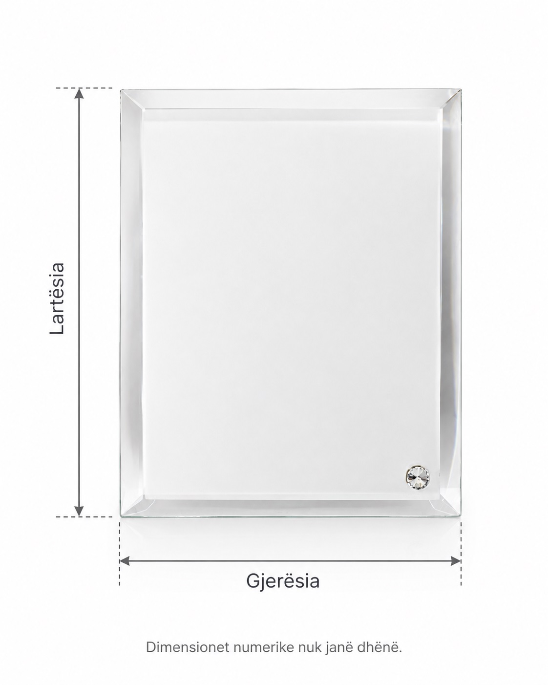 Kornizë Xhami Horizontale e Personalizuar, 18 × 23 cm – foto 5