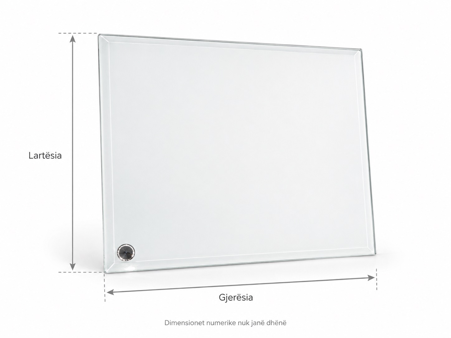 Kornizë Xhami Katrore e Personalizuar, 20 × 20 cm – foto 5