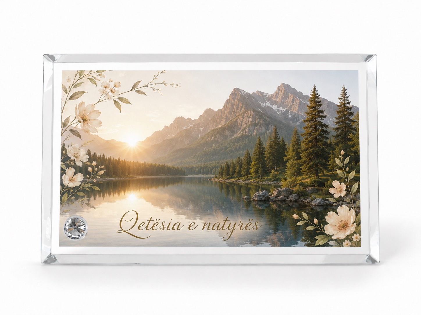 Kornizë Xhami e Personalizuar me Foto, 22 × 13 cm - foto 3