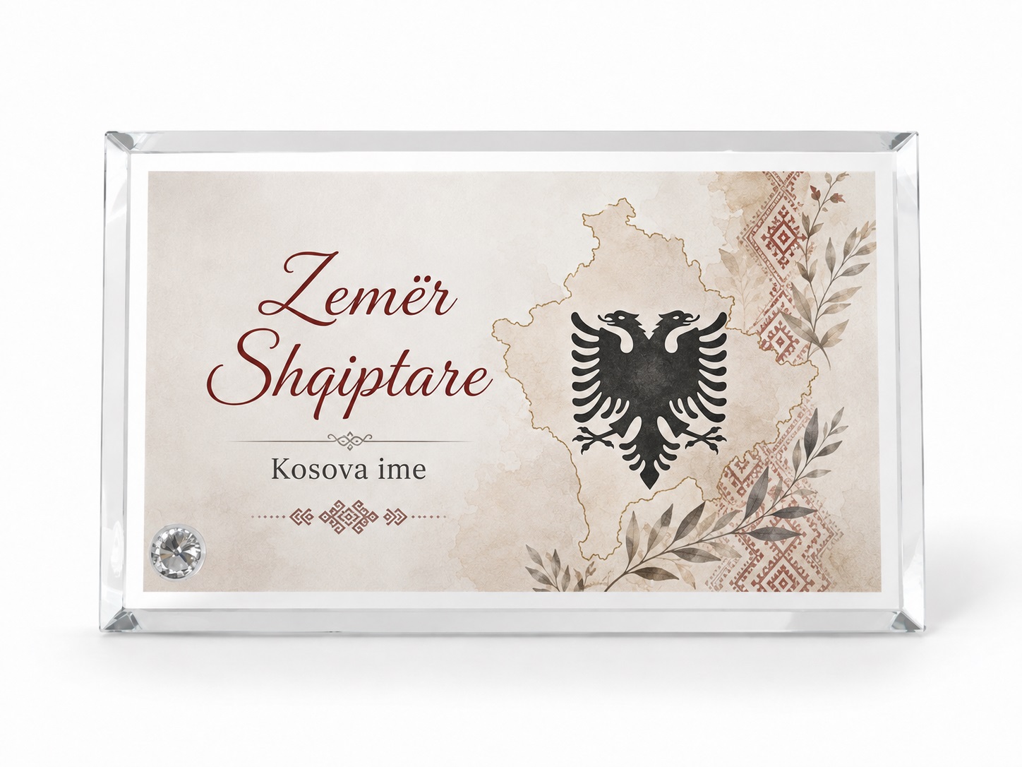 Kornizë Xhami e Personalizuar me Foto, 22 × 13 cm - foto 4