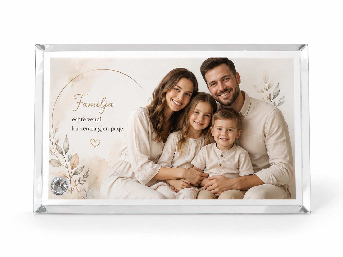 Kornizë Xhami e Personalizuar me Foto, 22 × 13 cm - foto 6