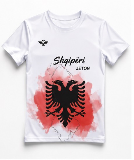 Maicë e Bardhë e Personalizuar me Foto, Tekst ose Logo - foto 1