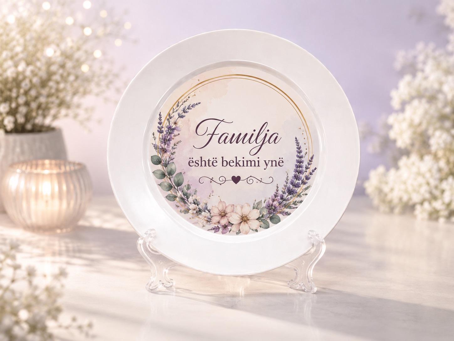 Pjatë Dekorative e Personalizuar me Foto për Sublimim – foto 3