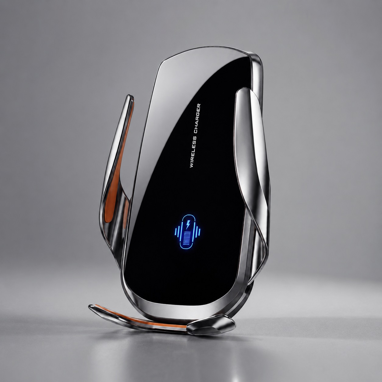 Mbajtëse Telefoni për Makinë T1 me Karikim Wireless 15W dhe Rrotullim 360° - foto 1