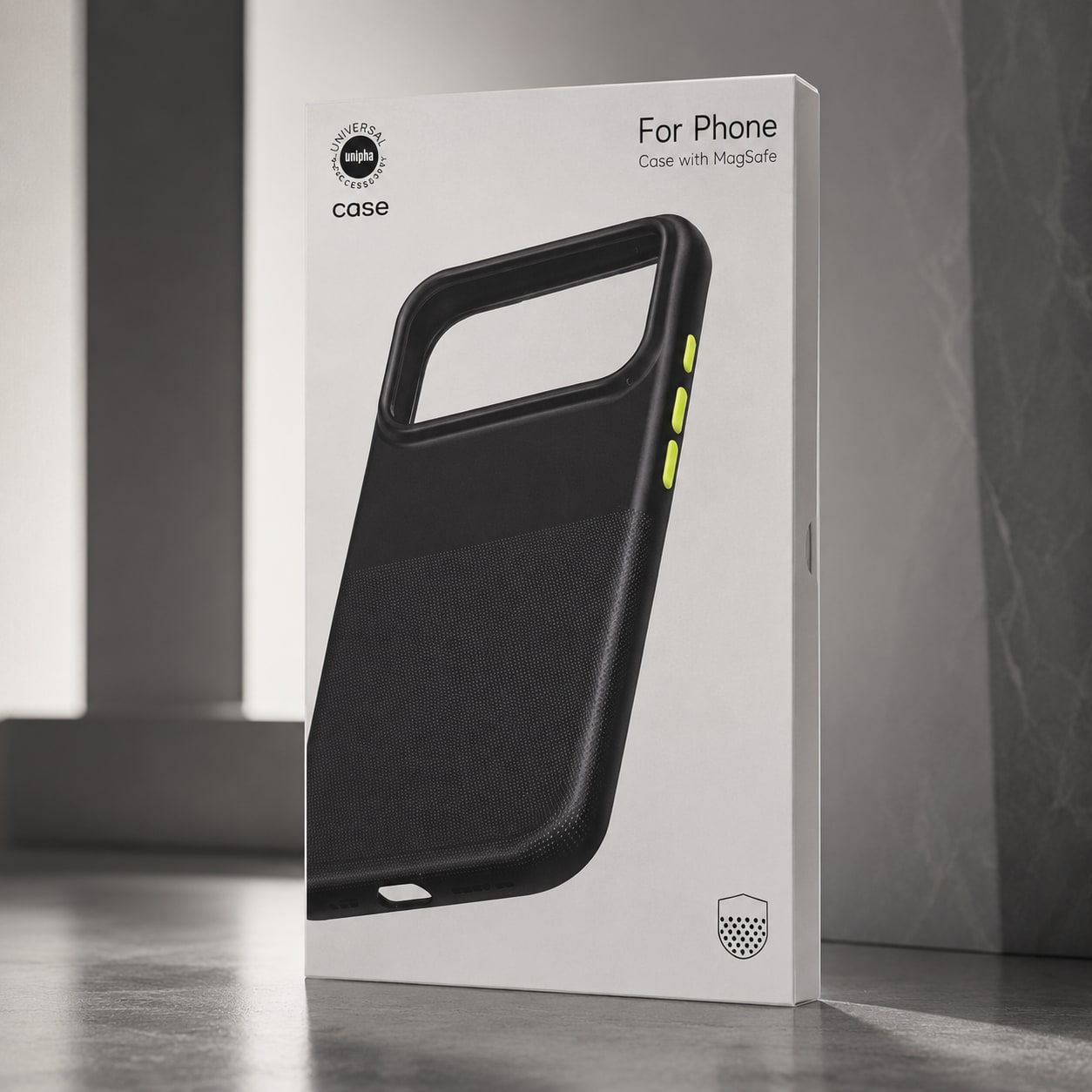 Maskë për Samsung Galaxy S26 Ultra me MagSafe – Case Mbrojtëse e Zezë me Butona Kontrast dhe Dizajn Premium - foto 1