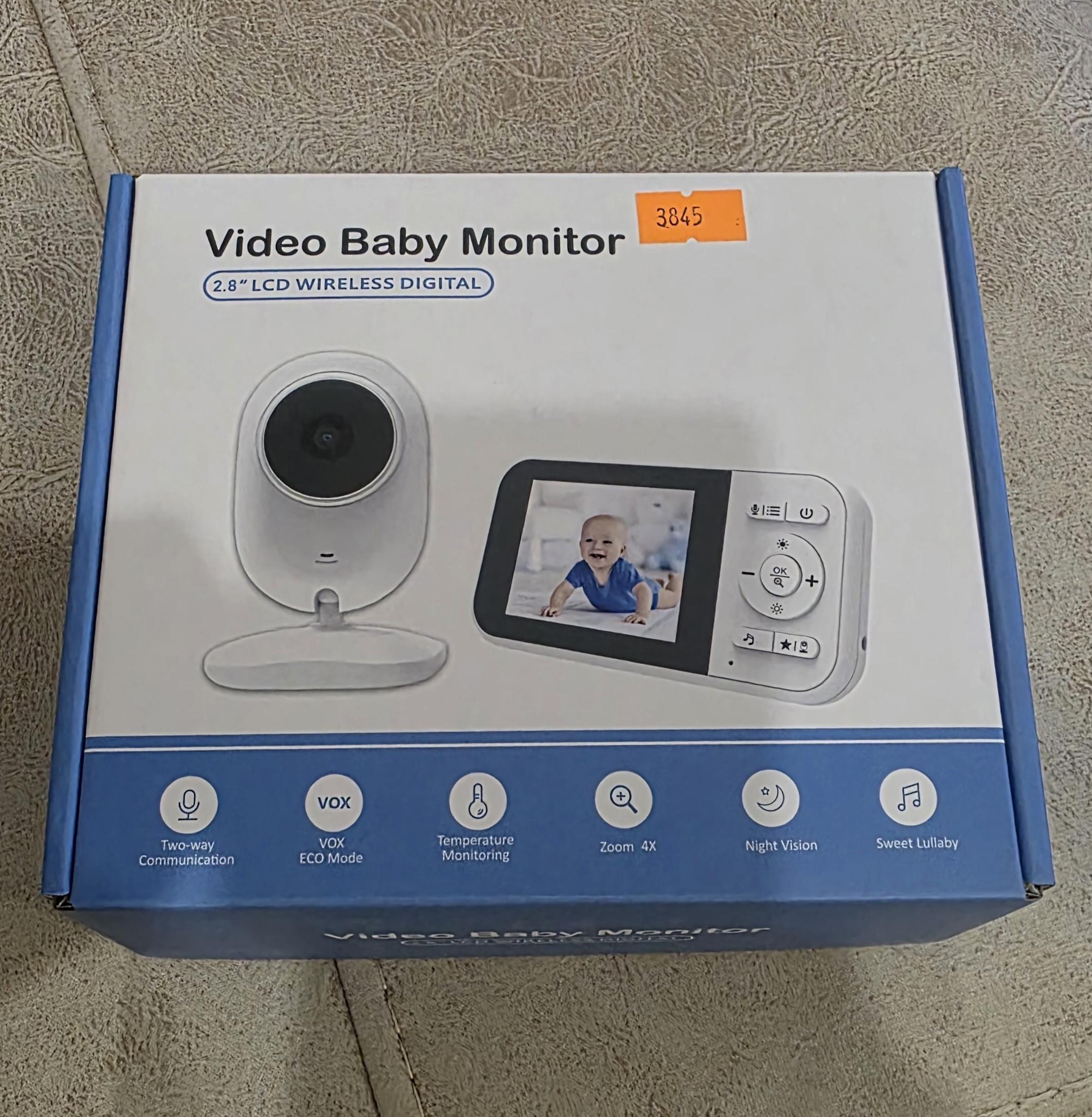 Monitor Video për Foshnje me Ekran LCD 2.8″, Night Vision, Audio Dy-Drejtimëshe, VOX, Temperaturë dhe Zoom 4× - foto 5