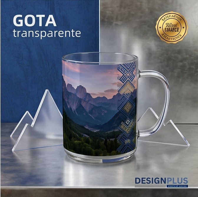 Gotë Xhami Transparente 11oz për Sublimim, Cilësi e Lartë