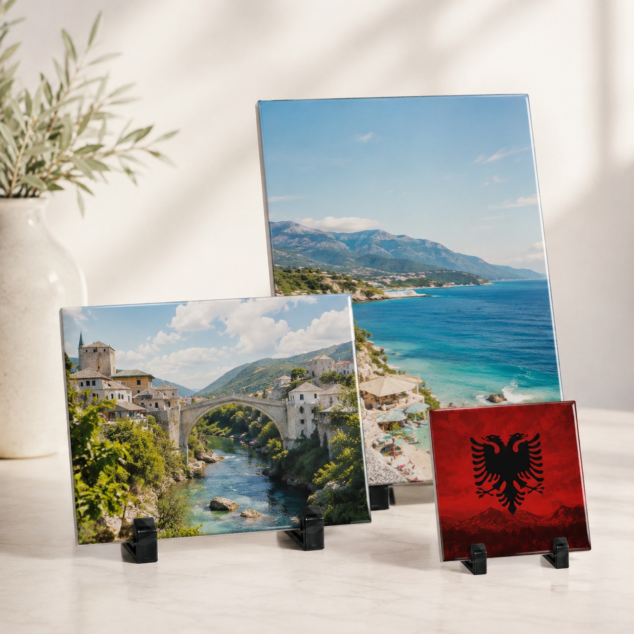 Kornizë Qeramike për Foto të Personalizuar, Formate 10x10, 15x20 dhe 20x30 cm - foto 4