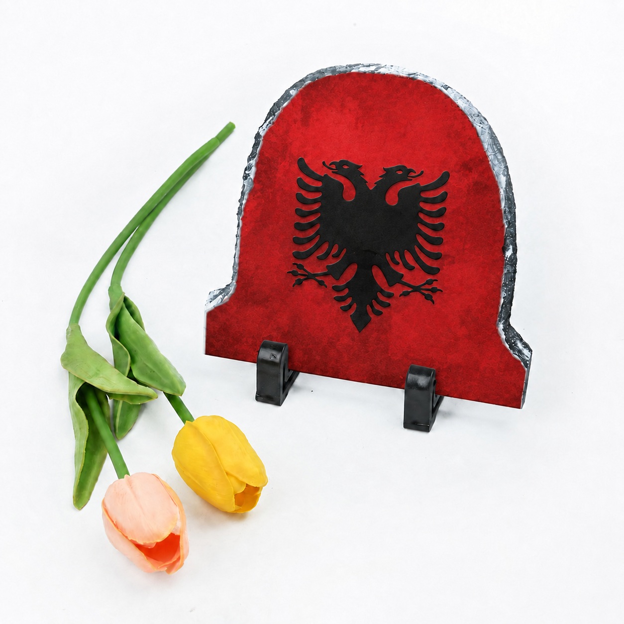 Gur Dekorativ i Personalizuar me Foto, Formë Harku 15x15 cm, Dhuratë Klasike