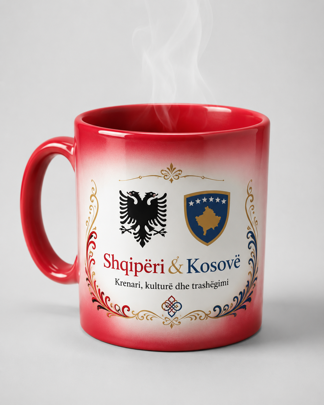 Filxhan Magic i kuq për sublimim, ndryshon me nxehtësi, 330ml - foto 4