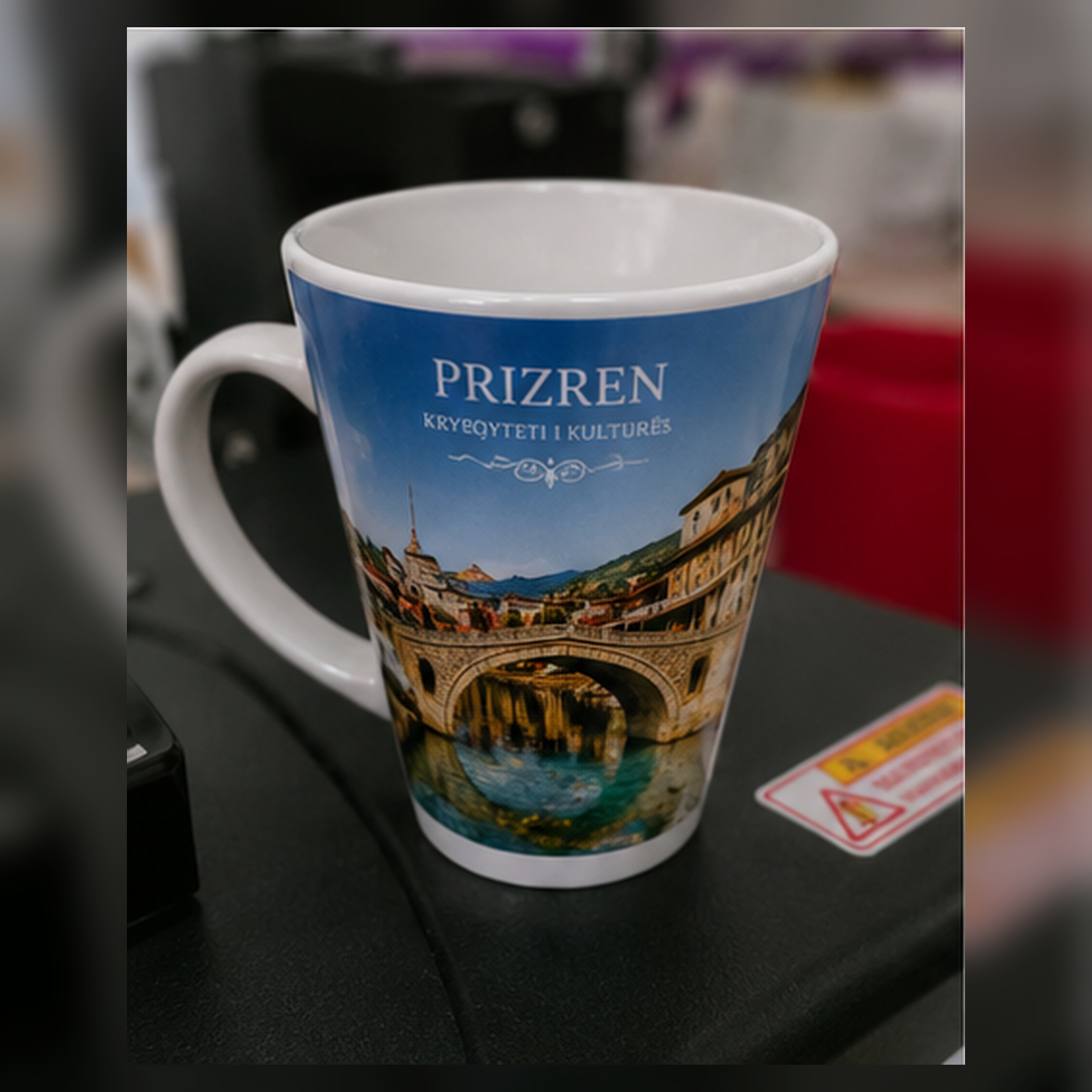 Filxhan i personalizuar, model i ngushtë poshtë, 330ml - foto 2
