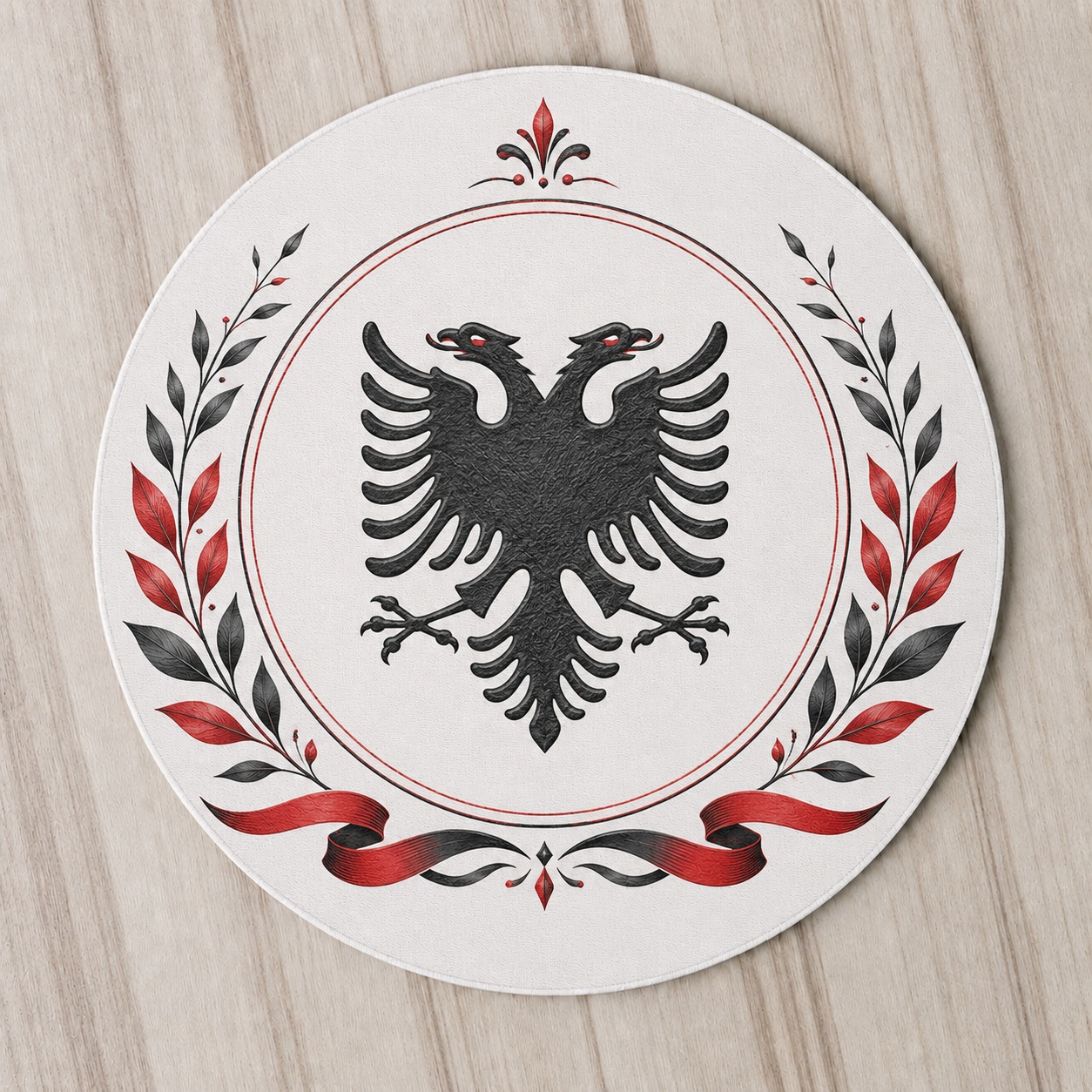Mouse Pad Rrethor i Personalizuar për Sublimim (Diametër 20 cm)