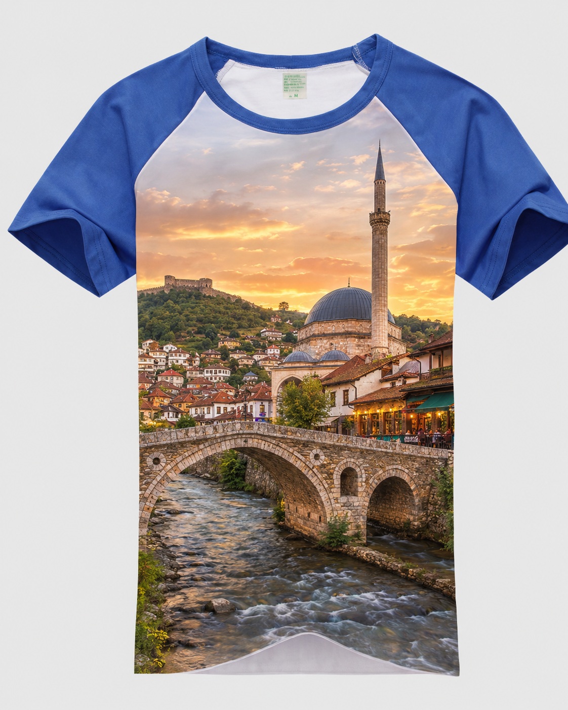 Bluzë (T-Shirt) e Personalizuar për Meshkuj/Unisex me Mëngë me Ngjyra (Stil Raglan) - për të rritur dhe fëmijë