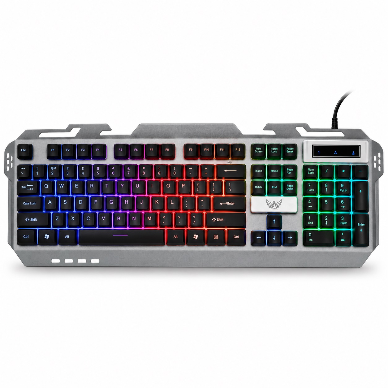 Tastierë Gaming me Ndriçim Shumëngjyrësh dhe Bllok Numerik – foto 1