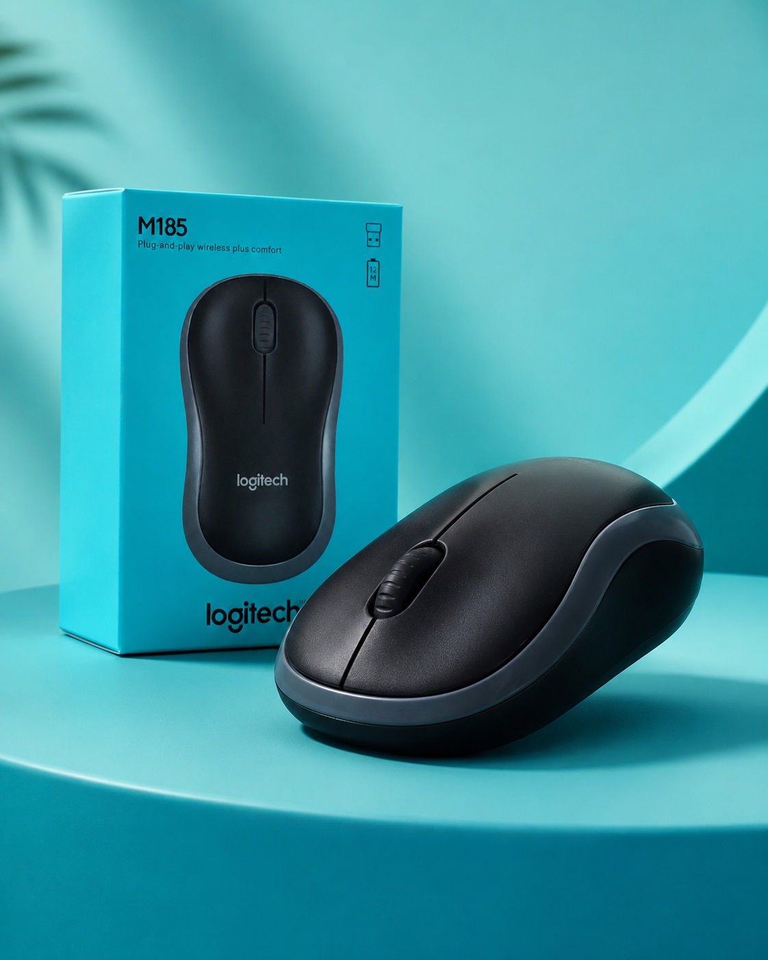 Maus Wireless Logitech M185 me nano marrës USB – foto 6