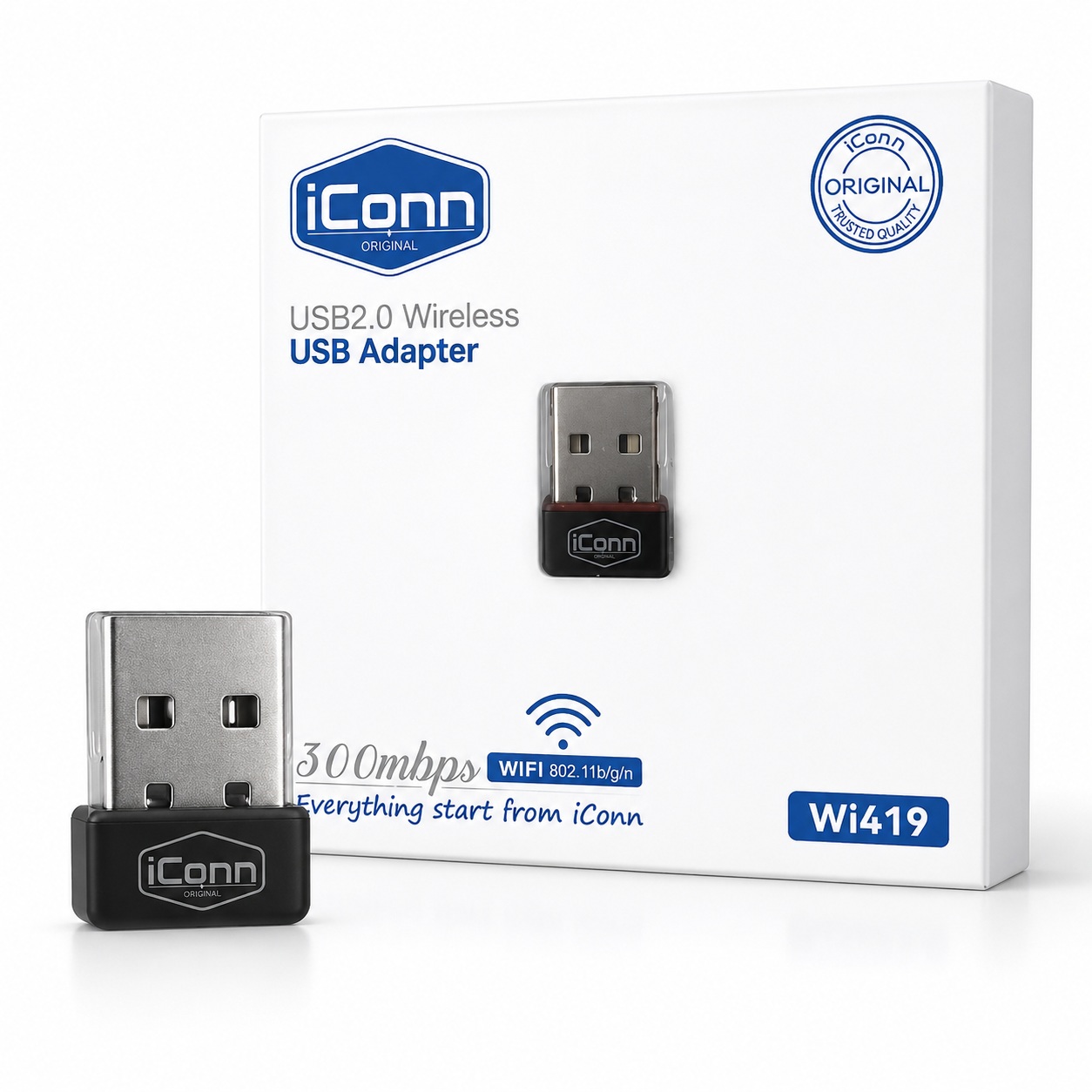 Antenë USB WiFi Marrëse (Nano Adapter) iConn Wi419 300Mbps