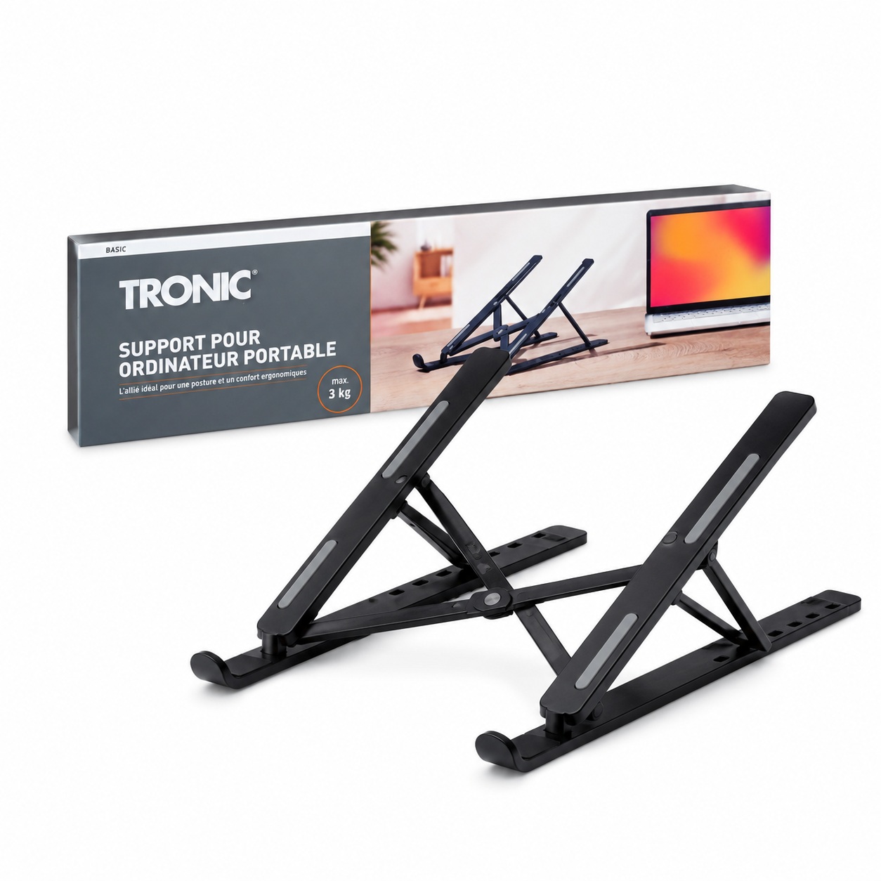 Mbajtëse Laptopi Ergonomike dhe e Palosshme Tronic (Max 3kg)