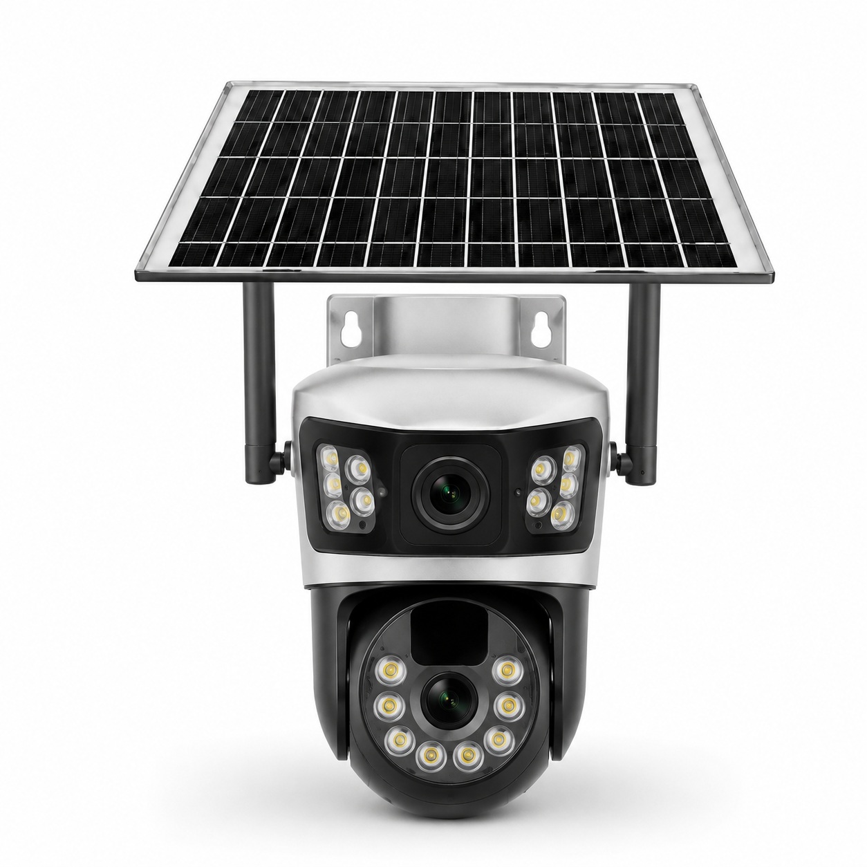 Sistem Kamerash Sigurie V380 Solar me Lente të Trefishta (PTZ)