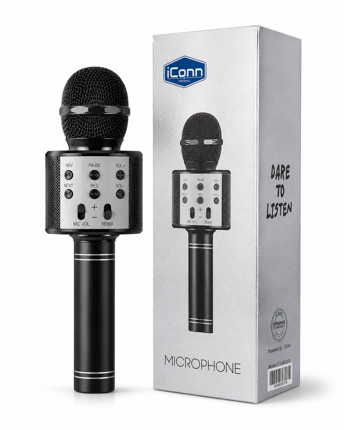 Mikrofon Wireless iConn për video, vlog dhe intervista - foto 1