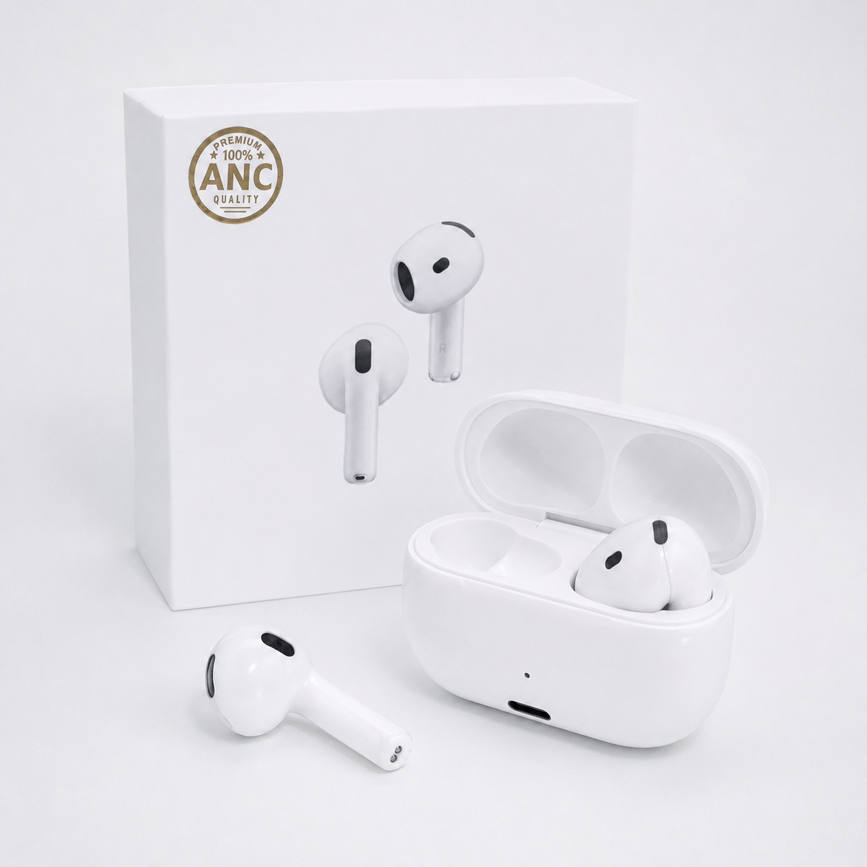 Earbuds Premium 100% ANC me Izolim Zeri