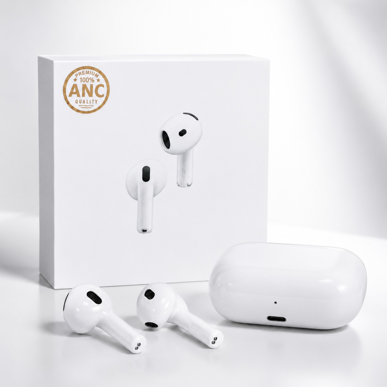 Earbuds Premium 100% ANC me Izolim Zeri