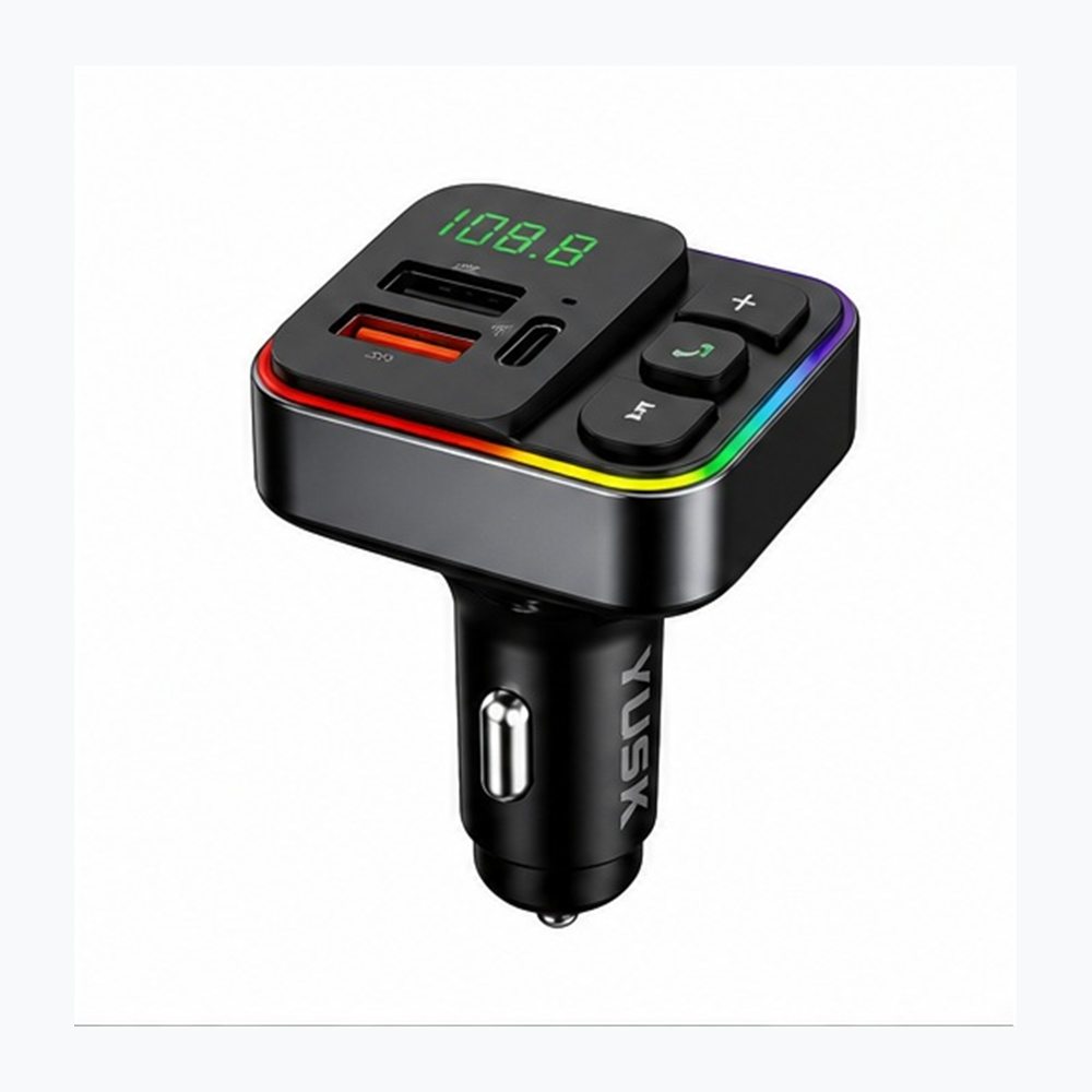Karikues Makine YUSK YFM03 5-në-1 me Bluetooth 5.3, FM Transmitter dhe 27W PD - foto 1