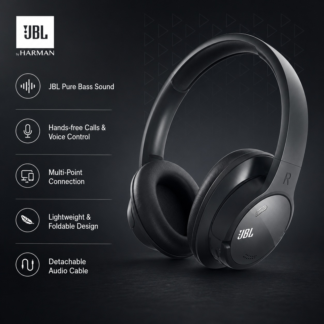 Kufje JBL Premium Bluetooth Over-Ear