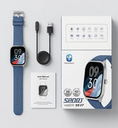 Smartwatch Sport JS-T7 me Ekran HD dhe Rrip Sportiv