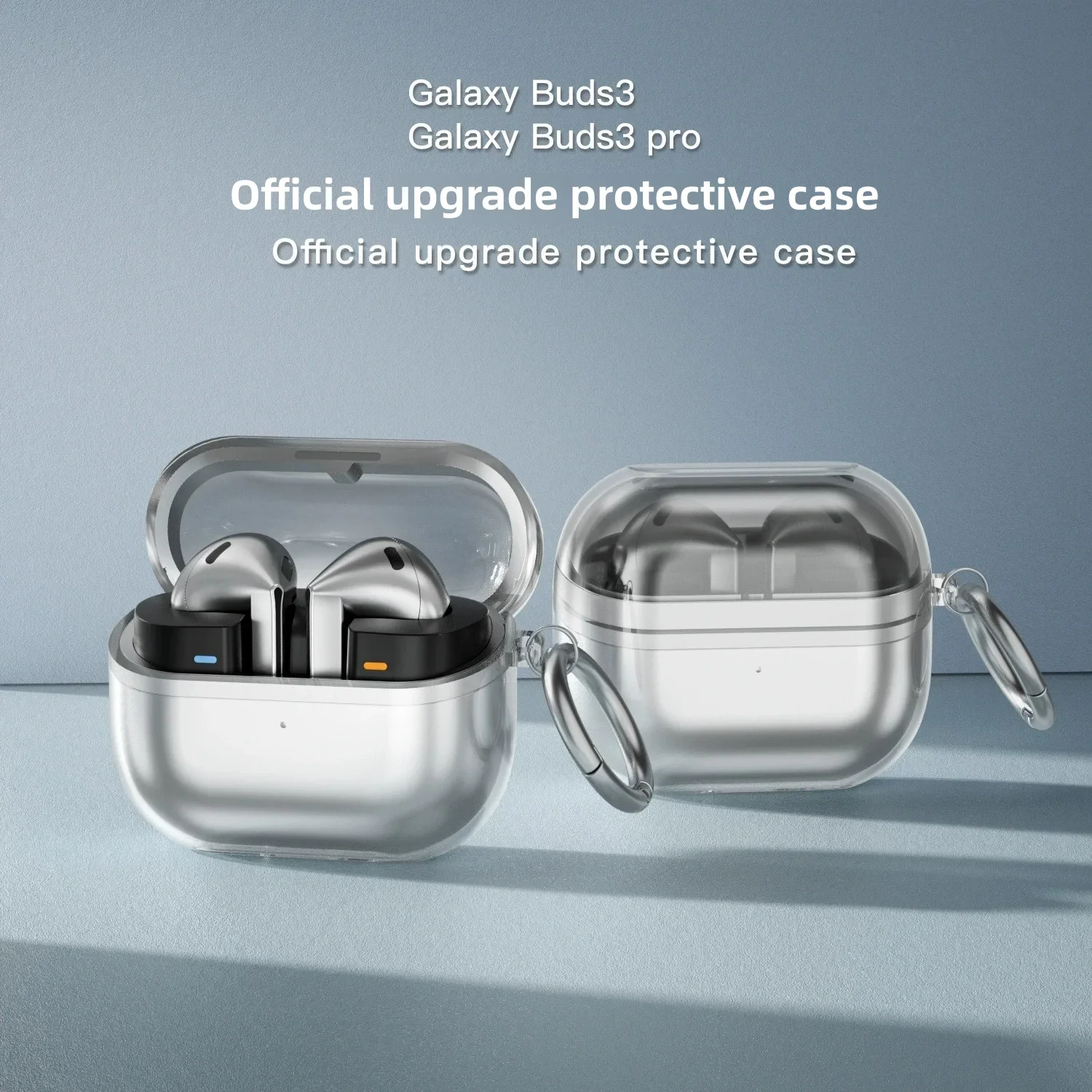 Këllëf Transparent për Samsung Galaxy Buds3 / Buds3 Pro, me dizajn modern dhe funksional, për përdorim të përditshëm, transparent