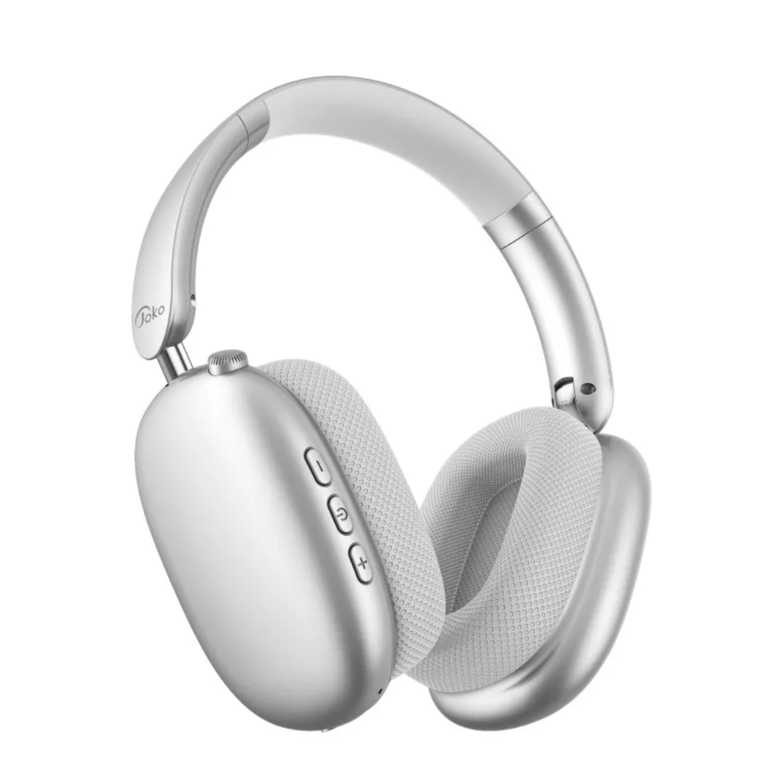 Kufje Wireless Over-Ear Premium (Stil AirPods Max), me tingull të qartë dhe përdorim komod, për muzikë, thirrje dhe argëtim, e zezë/metalike