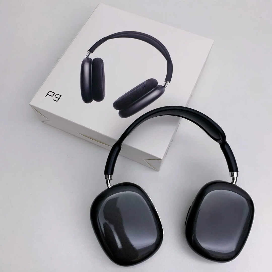 Kufje Wireless elegante - mbi-vesh P9 (Stili Max), me tingull të qartë dhe përdorim komod, për muzikë, thirrje dhe argëtim, e gjelbër e çelur (metalike)