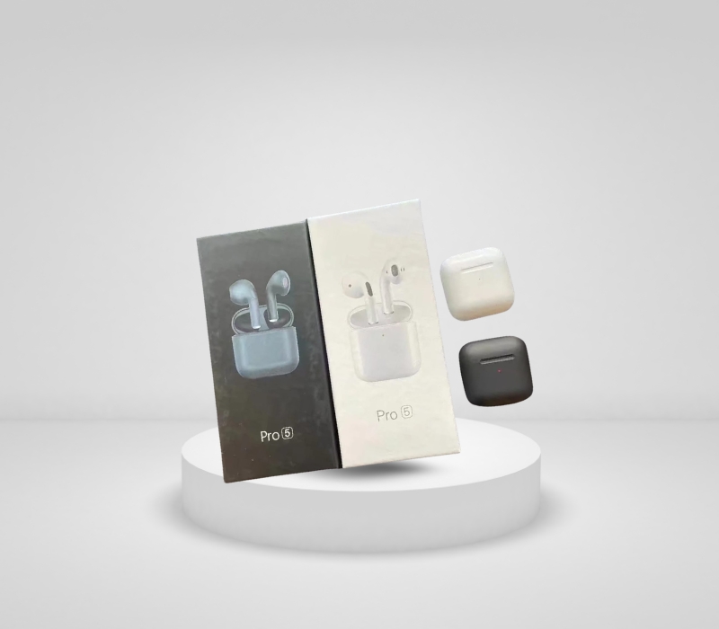 Kufje Wireless me Bluetooth Pro 5, me tingull të qartë dhe përdorim komod, për muzikë, thirrje dhe argëtim, ngjyrë e bardhë