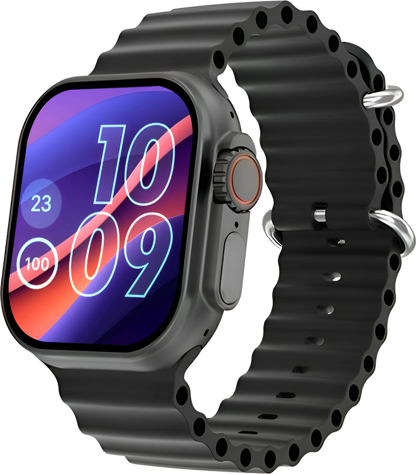 Orë inteligjente OrÃ« Inteligjente T10 Ultra2 BIG (Ekran 2.19), për njoftime, sport dhe përdorim ditor, ngjyrë e zezë