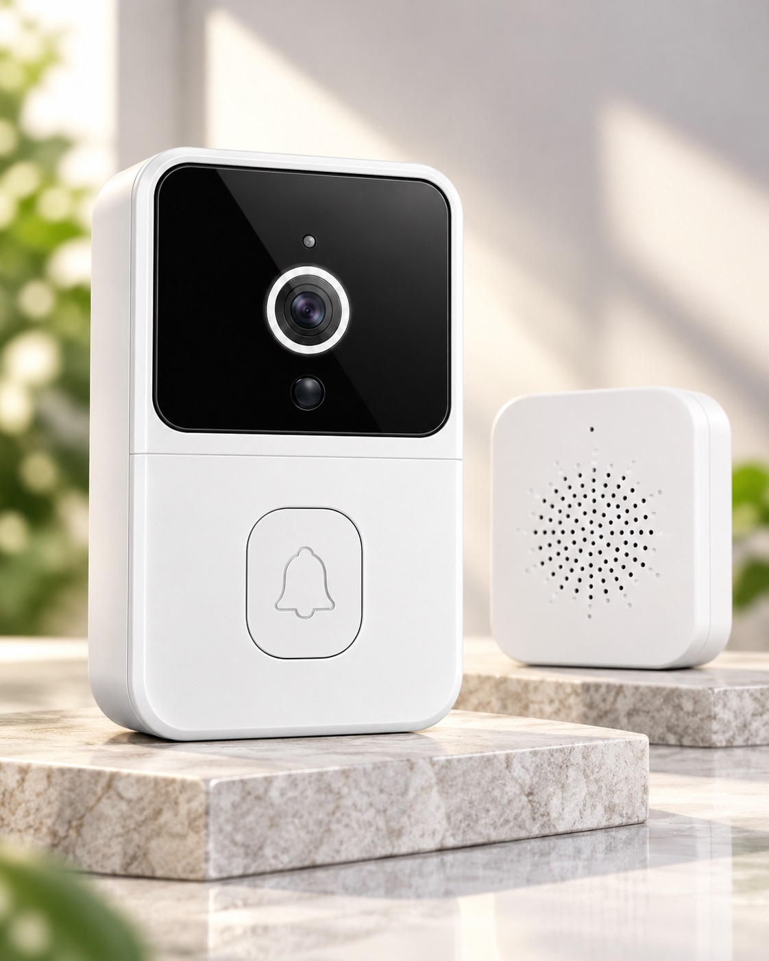 Zile Dere me Kamerë Mini Doorbell dhe Marrës të Brendshëm – foto 6