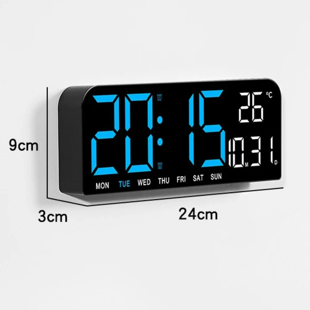 Orë Digjitale LED GH0707 me Alarm, Datë dhe Temperaturë – foto 2