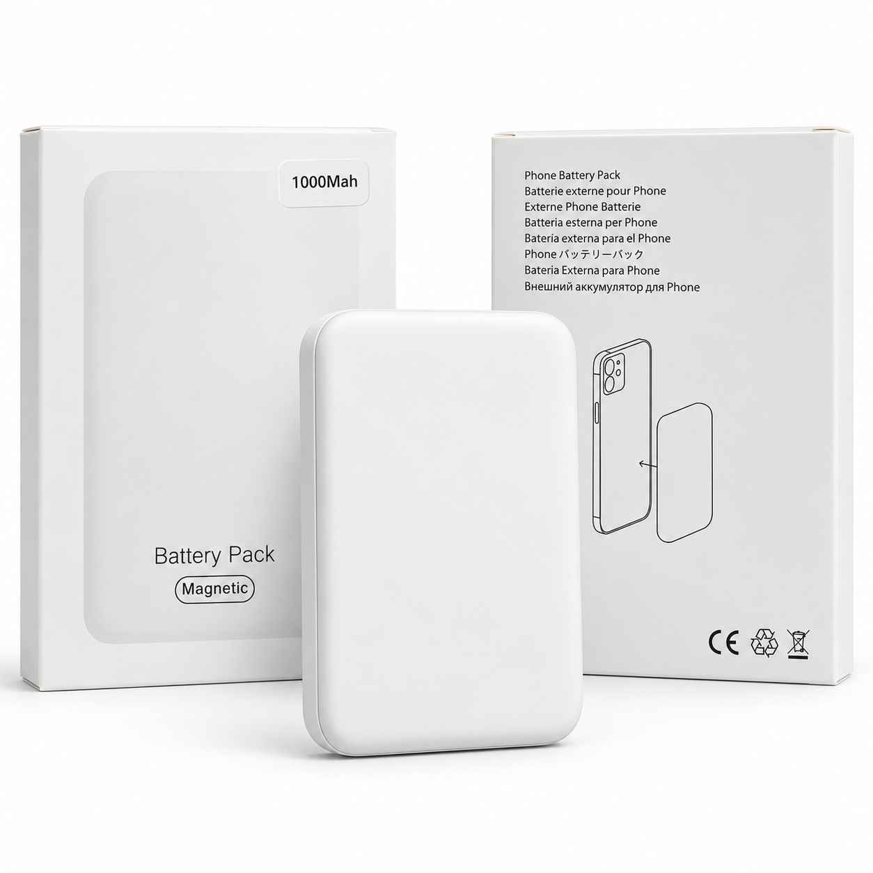Power Bank Magnetik 10,000 mAh për Telefon – foto 1