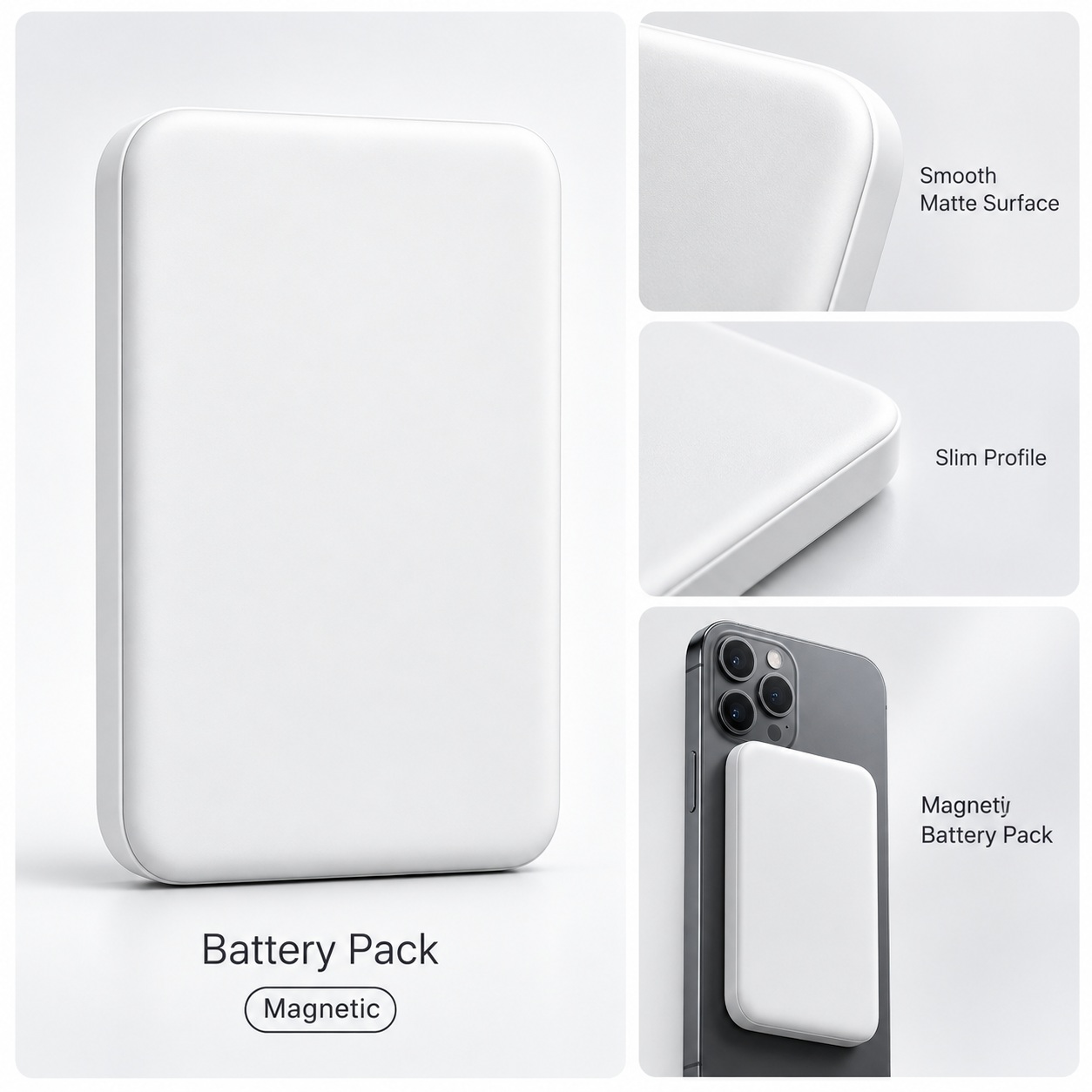 Power Bank Magnetik 10,000 mAh për Telefon – foto 4