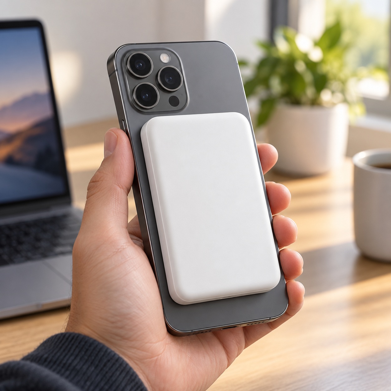Power Bank Magnetik 10,000 mAh për Telefon – foto 5