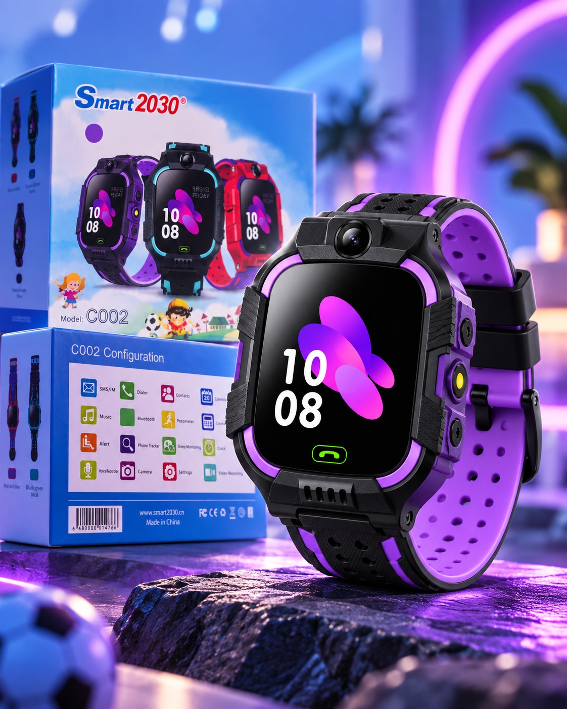 Orë Inteligjente për Fëmijë Smart 2030 C002 me Kamerë dhe SIM – foto 6
